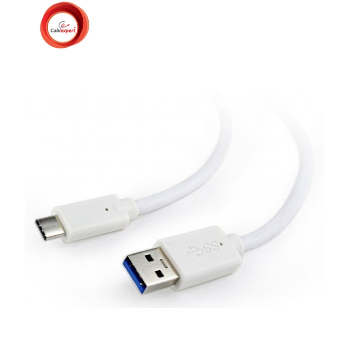 Дата кабель USB 3.0 AM to USB-C 3.0m Cablexpert (CCP-USB3-AMCM-W-10)