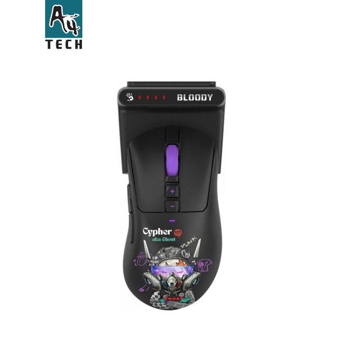 Мишка A4Tech Bloody R73 Ultra Duo Wireless Cypher Ghost (4711421002370)