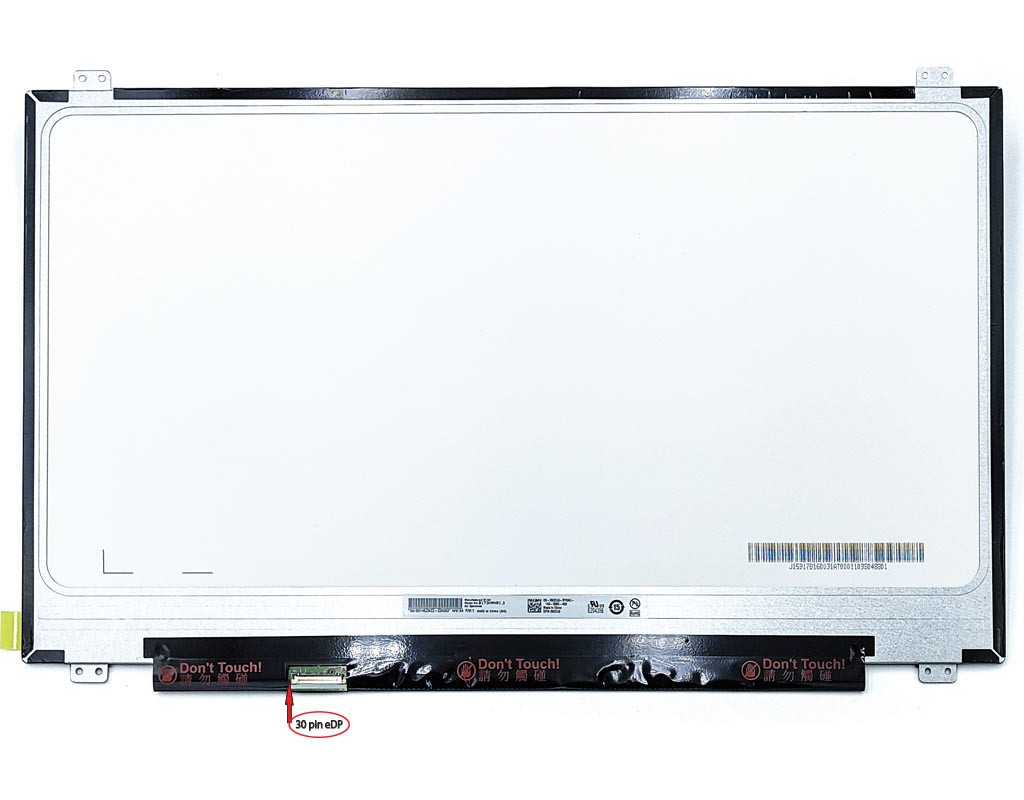 Матриця 17.3" Slim eDP (1920*1080, IPS, 30pin, вушка верх-низ) AUO B173HAN01.3 Матова 100% NEW
