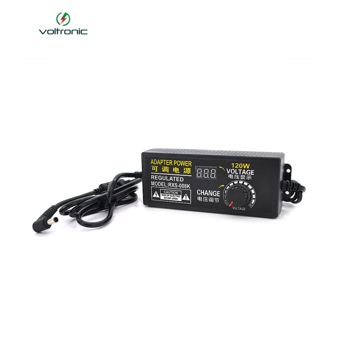 Адаптер живлення NZX-31250 з регулюванням 3-12V 10A, штекер 5,5*2,5, LED - індикація