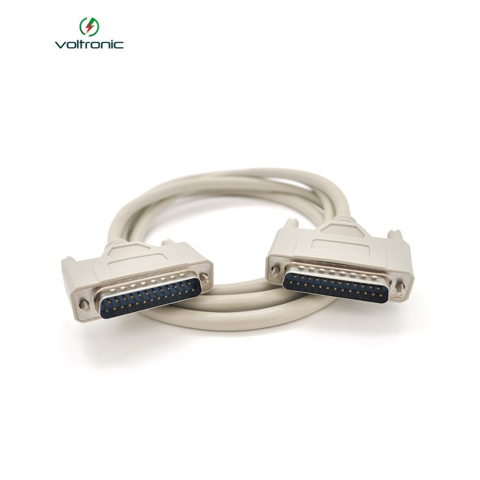 Кабель LPT DB25 M-M, 25Pin, 1.5m, сірий, OEM, Q25