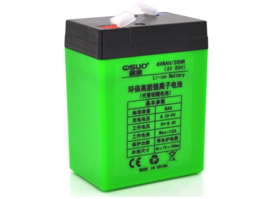 Батарея к ИБП QiSuo Li-ion 6V 8A (QS-608)