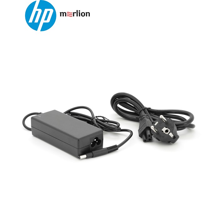 Блок живлення MERLION для ноутбука HP 19.5V 3.33A (65 Вт) штекер 4.8*1.7мм, довжина 0,9м + кабель живлення