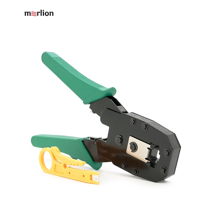 Інструмент MLT-4 для обжимки RJ-45 (8P8C) та RJ-12 / 11 (6P6C) 4P4C, Зелені Q10
