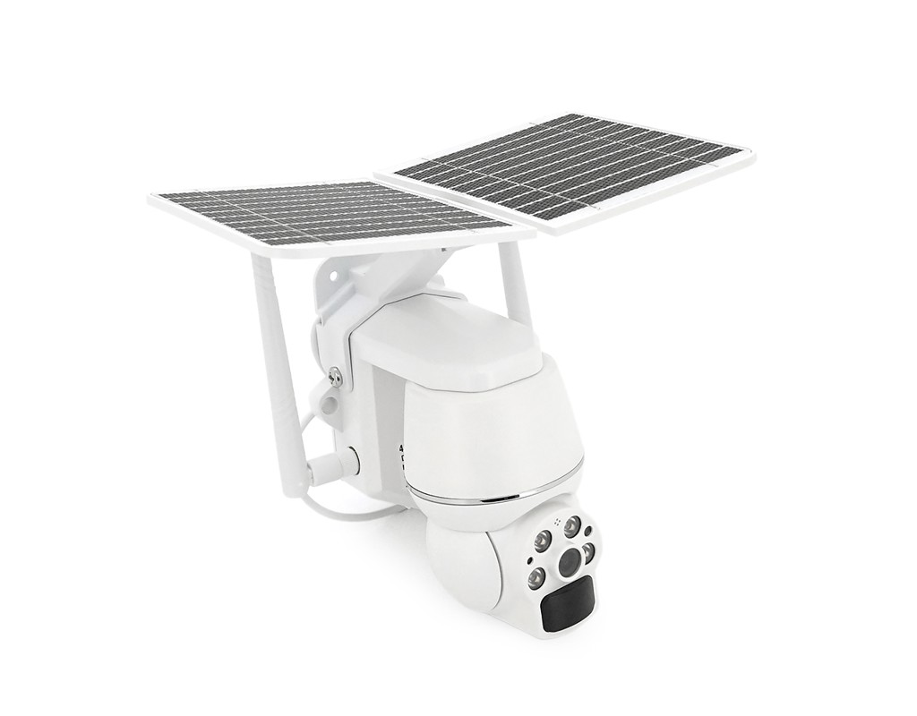 4 Мп 4G поворотна вулична PTZ відеокамера Voltronic, AI, Audio, Mic, PIR, Solar Panel 6.6W, SD, Battery Battery 9600mA, UBox IPPTZ26425 2.8mm, 360°,IP67