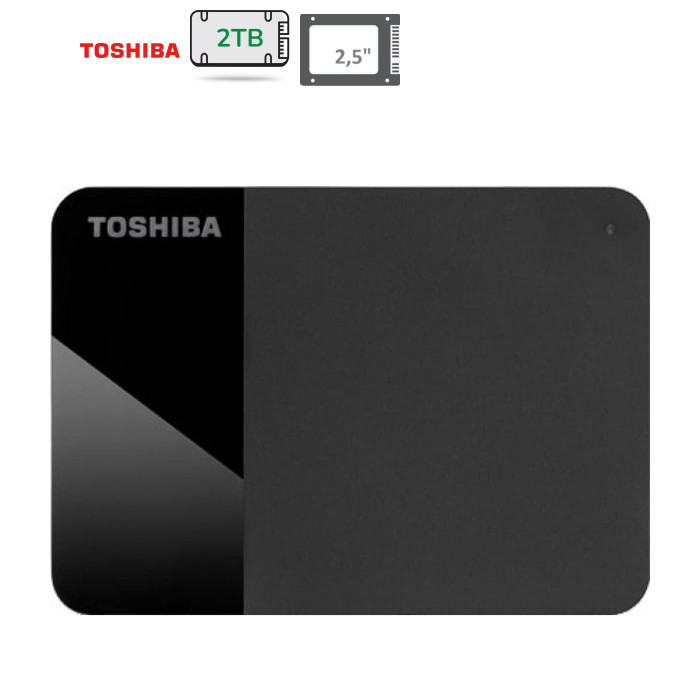 Зовнішній жорсткий диск 2.5" 2TB Canvio Toshiba (HDTP320EK3AA)