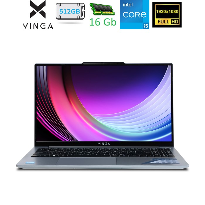 Ноутбук Vinga Iron S151 (S151-133416512S)