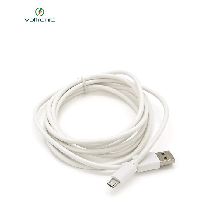 Кабель USB 2.0 (AM / Miсro 5 pin) 2,0м, білий, Пакет