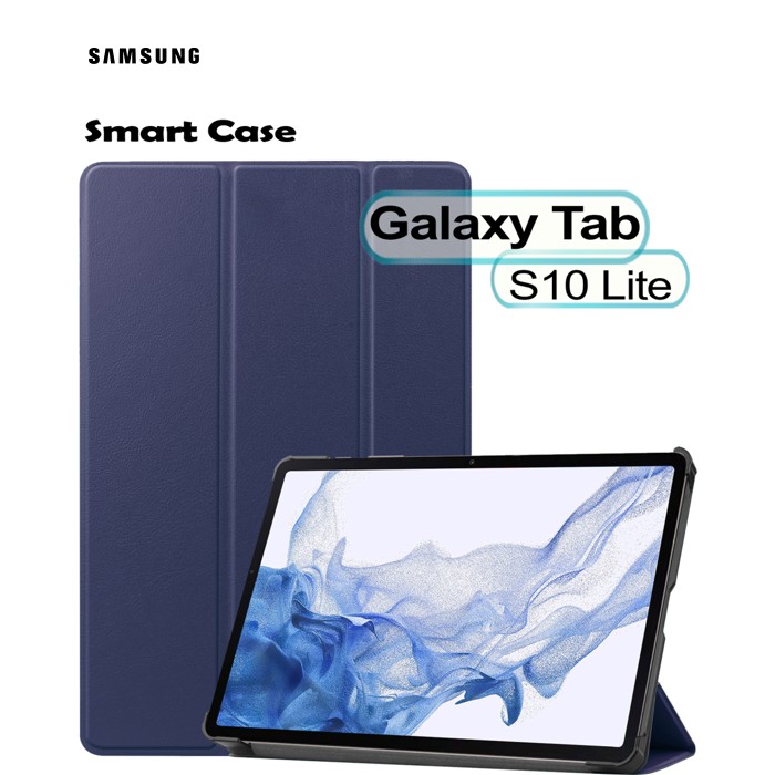 Чехол для планшета BeCover Smart Case Samsung Galaxy Tab S10 Lite SM-X400/406 10.9" Deep Blue (713837)