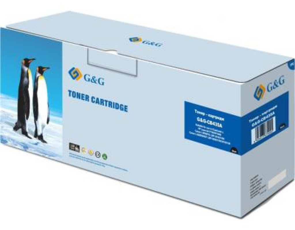 Картридж G&G Canon 712, LBP-3010/3020 CB435A Black (G&G-712)