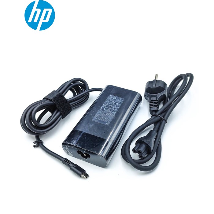 Блок живлення для HP 90W Type-C (USB-C) + USB Ovale ORIGINAL (з кабелем)