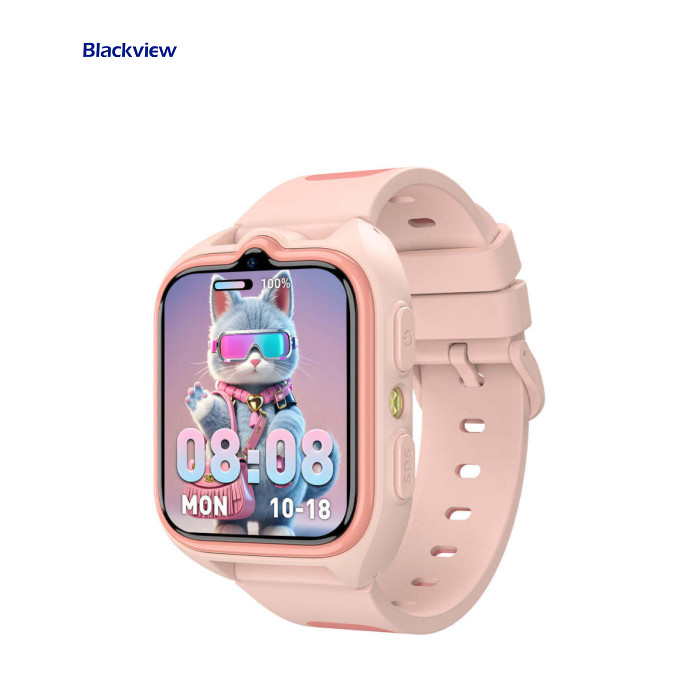 Смарт-часы Blackview Z30 Pink Годинник дитячий з GPS (6931548323839)