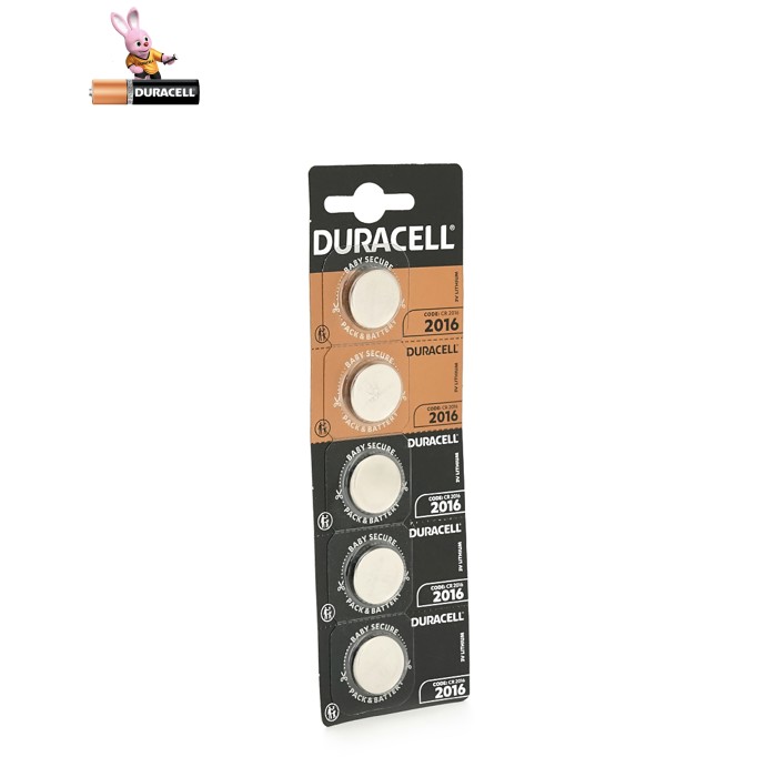 Батарейка літієва DURACELL DL2016, 5шт у блістері, ціна за блістер