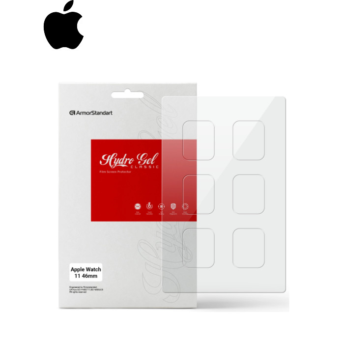 Пленка защитная Armorstandart hydrogel Apple Watch 11 46mm 6 pcs (ARM88734)
