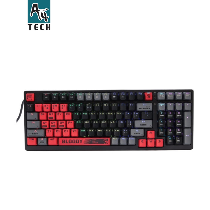 Клавіатура A4Tech Bloody S98 RGB BLMS Red Switch USB Sports Red (4711421000390)