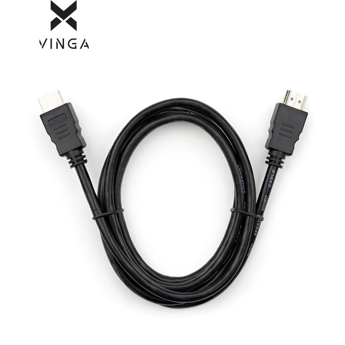 Кабель мультимедійний HDMI M to HDMI M 1.5m V2.0 Vinga (VCPDCHDMIMM1.5BK)