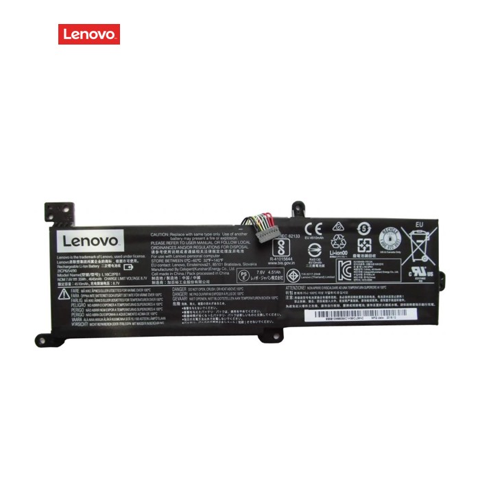 Акумулятор до ноутбука Lenovo IdeaPad 320-15 L16C2PB1, 4645mAh (35Wh), 2cell, 7.6V, Li-ion (A47412)