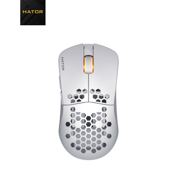 Мишка Hator Stellar Wireless/Bluetooth/USB White (HTM651)