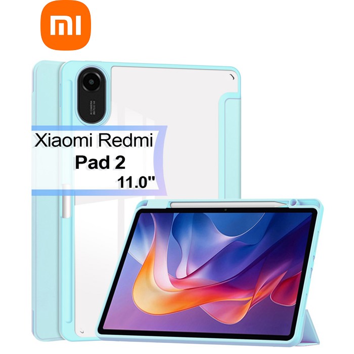 Чехол для планшета BeCover Soft Edge TPU Xiaomi Redmi Pad 2 11.0" Light Blue (713661)