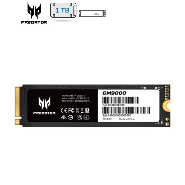 Накопитель SSD M.2 2280 1TB GM9000 Acer Predator (BL.9BWWR.129)
