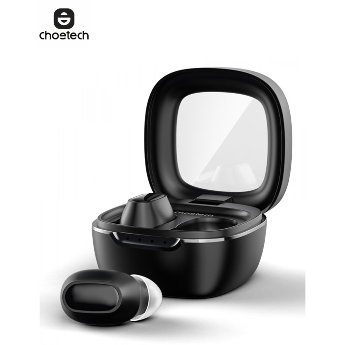 Навушники Choetech TWS Small Cube Black (BH-T23-BK)