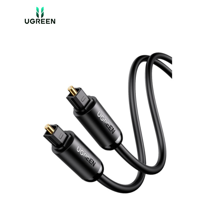 Кабель мультимедійний Optical Toslink 2.0m AV122 black Ugreen (70892)
