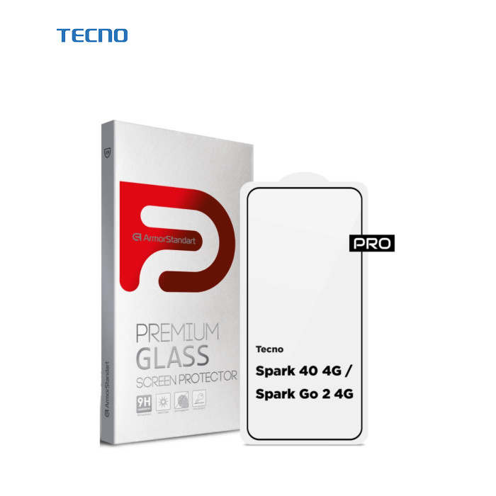 Скло захисне Armorstandart Pro Tecno Spark 40 4G / Spark Go 2 4G (ARM87297)