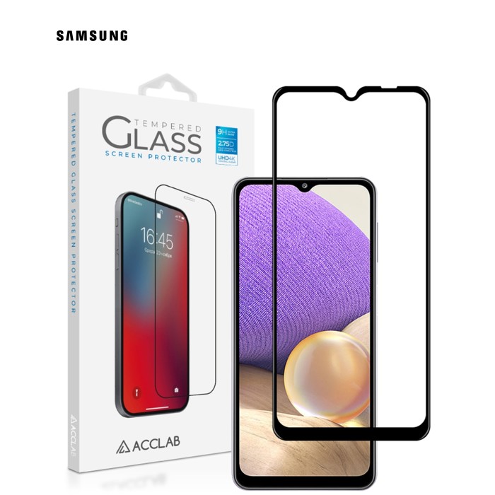 Стекло защитное ACCLAB Full Glue Samsung A32 Black (1283126510533)
