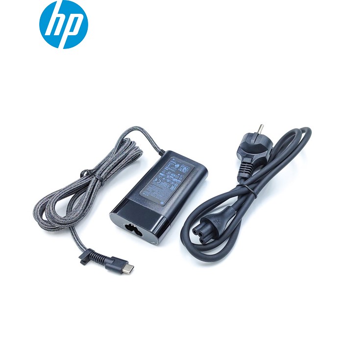 Блок живлення для HP 65W Type-C (USB-C) + USB Ovale ORIGINAL (з кабелем)