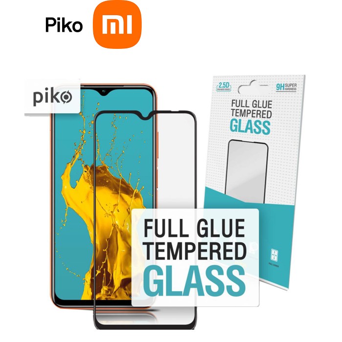 Скло захисне Piko Full Glue Xiaomi Redmi 9T black (1283126510366)