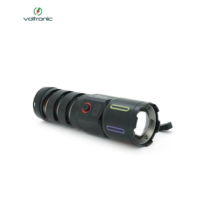 Ліхтар пошуковий BP-538 LED PM60, 3 режими, ліхтарик, індикація заряду, живлення від акумулятора, IP65, USB кабель, 225х130х60мм, 0,525кг, Black, BOX