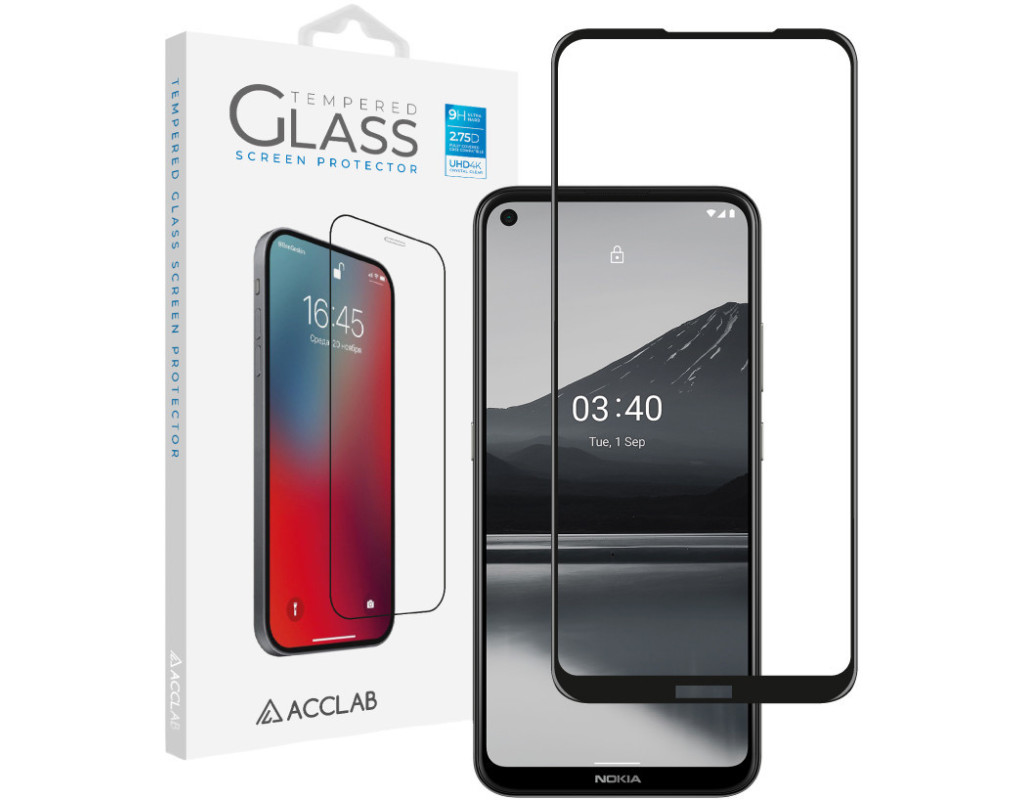 Скло захисне ACCLAB Full Glue Nokia 3.4 (1283126511516)
