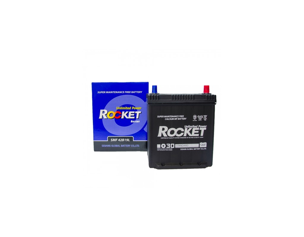 Аккумулятор автомобильный ROCKET 40Ah (SMF 42B19L)
