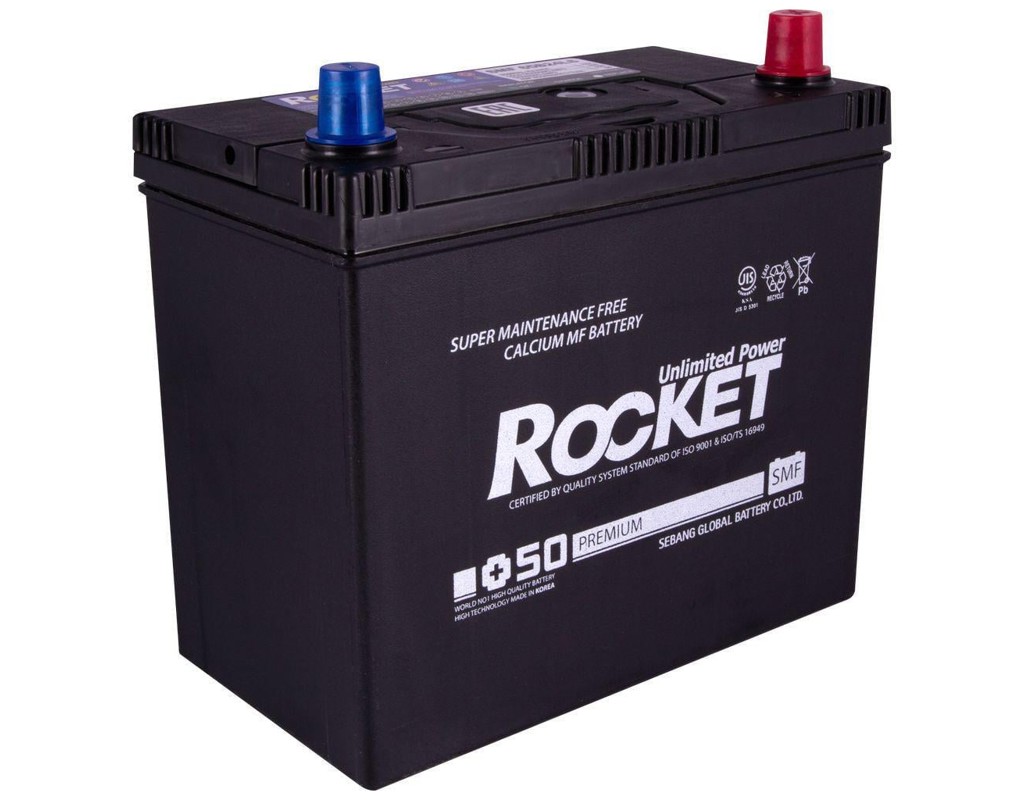 Аккумулятор автомобильный ROCKET 50Ah (SMF 65B24LS)