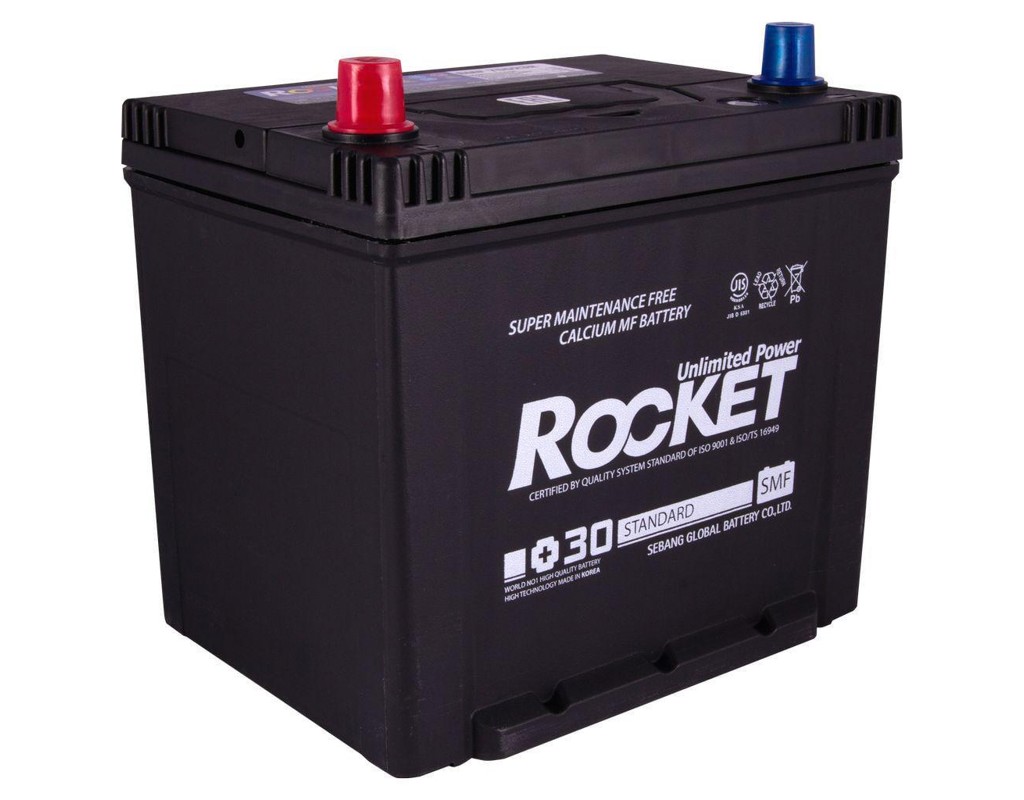 Аккумулятор автомобильный ROCKET 65Ah (SMF 75D23R)