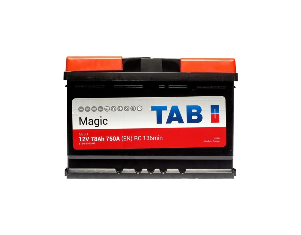 Аккумулятор автомобильный TAB 78 Ah/12V Magic Euro (189 080)