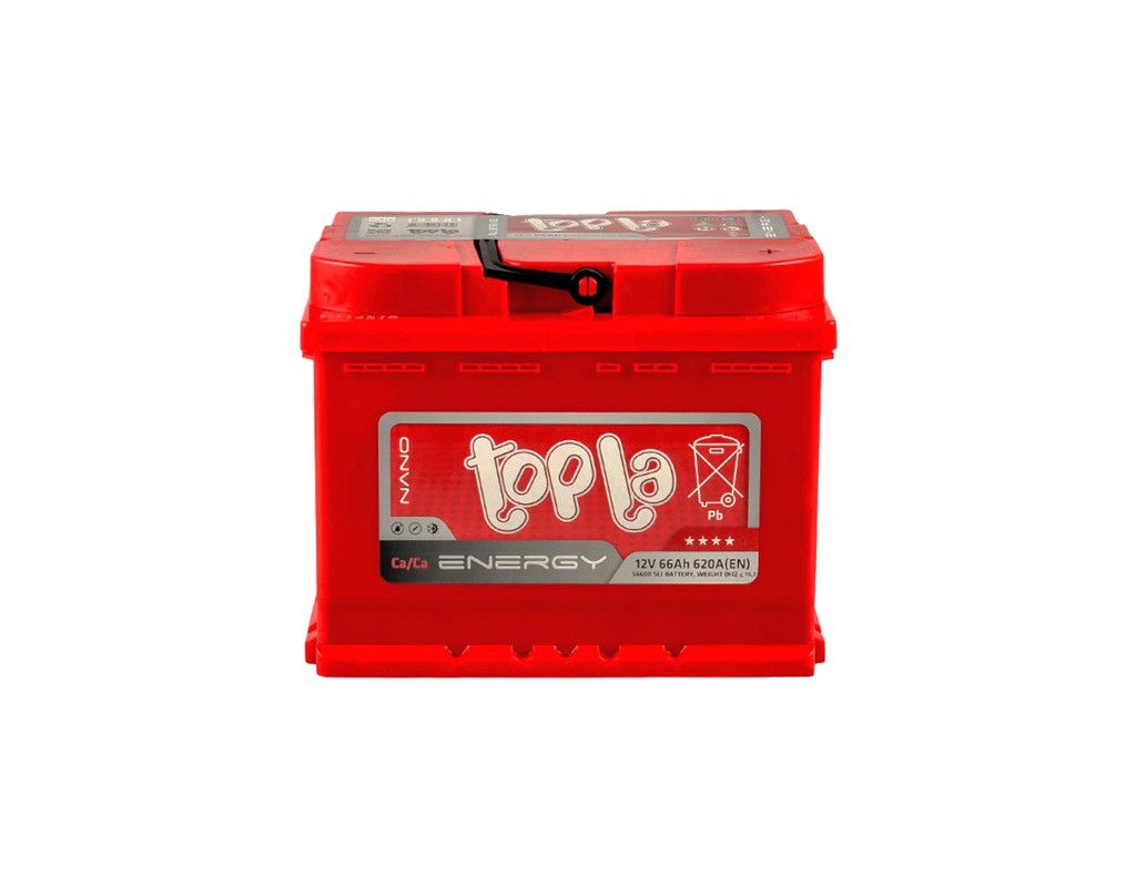 Аккумулятор автомобильный Topla 66 Ah/12V Energy Euro (108 066)