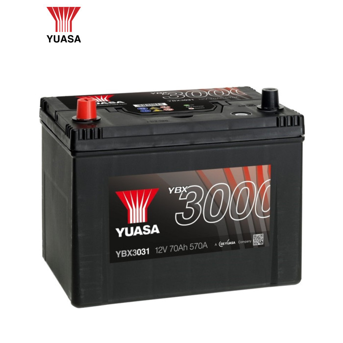 Акумулятор автомобільний Yuasa 12V 72Ah SMF Battery (YBX3031)