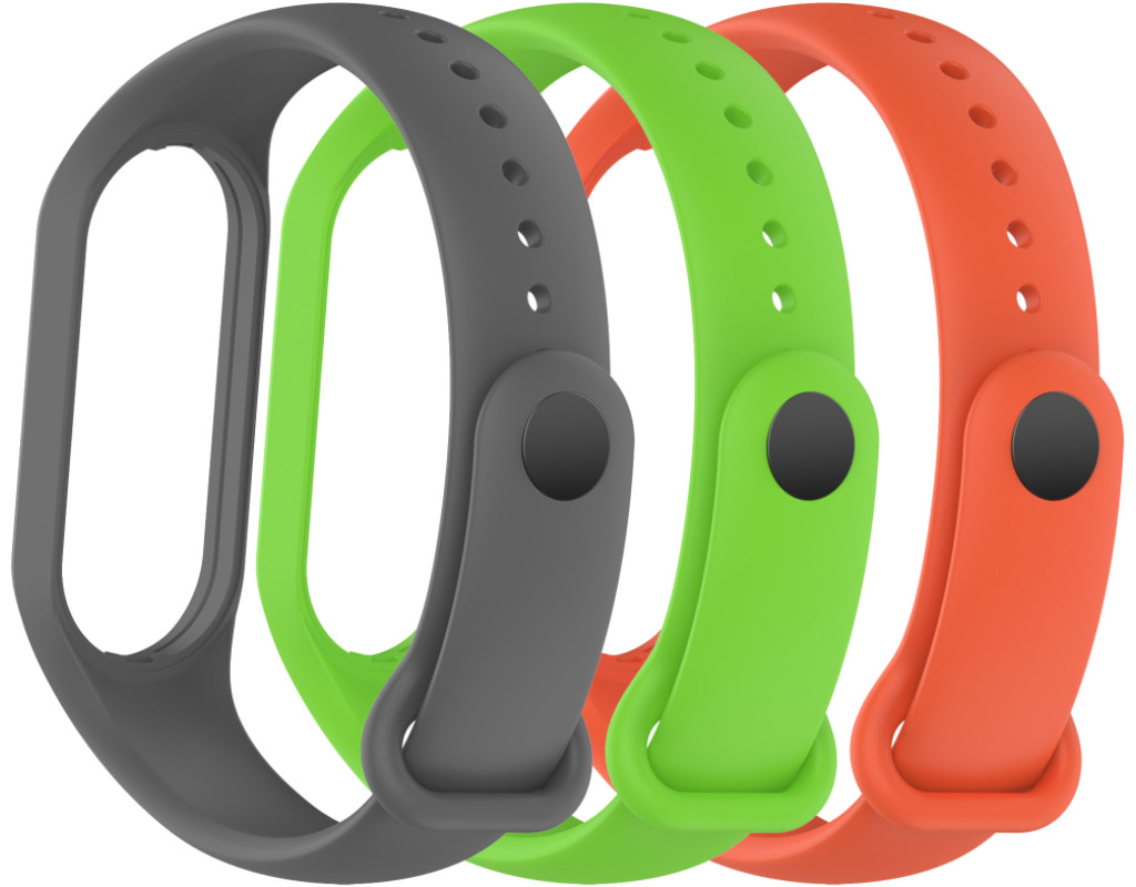 Ремінець до фітнес браслета Armorstandart комплект 3шт Xiaomi Mi Band 7/6/5 New Style Ditsy (ARM75070)