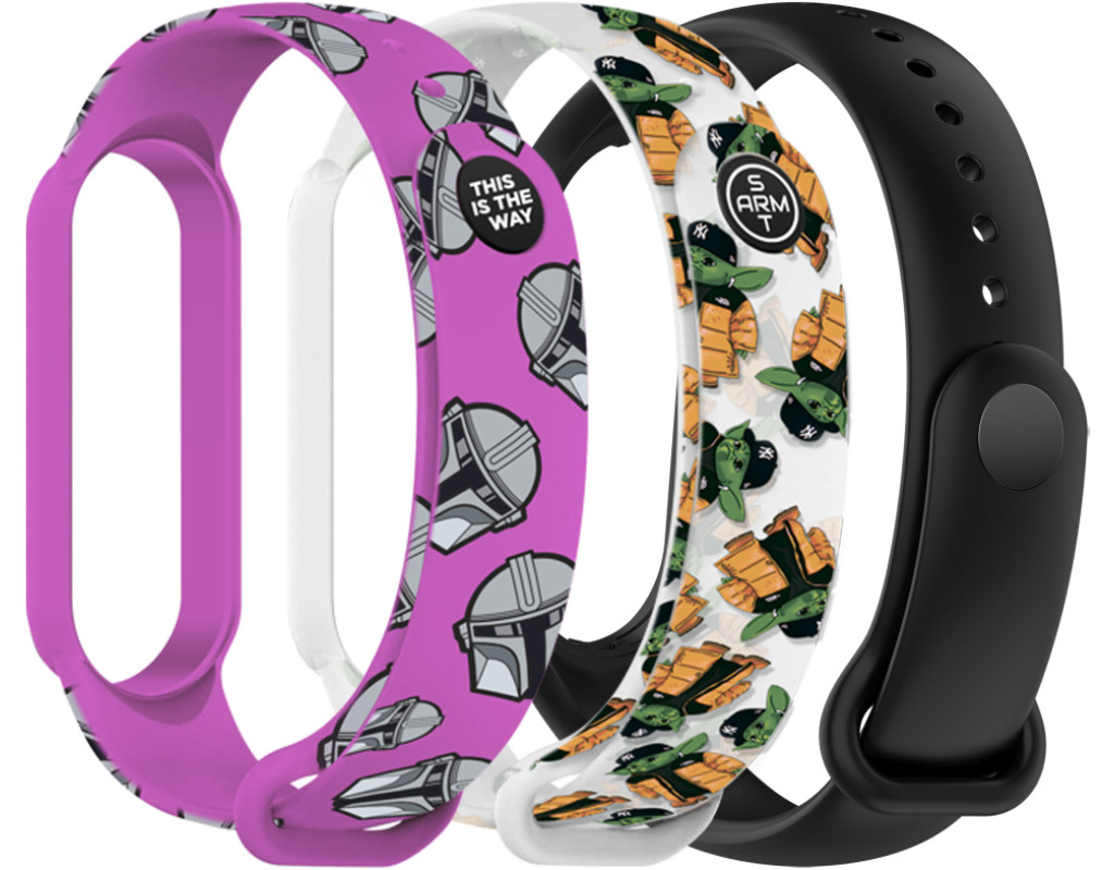 Ремешок для фитнес браслета Armorstandart комплект 3шт Xiaomi Mi Band 7/6/5 TW2 (ARM87045)