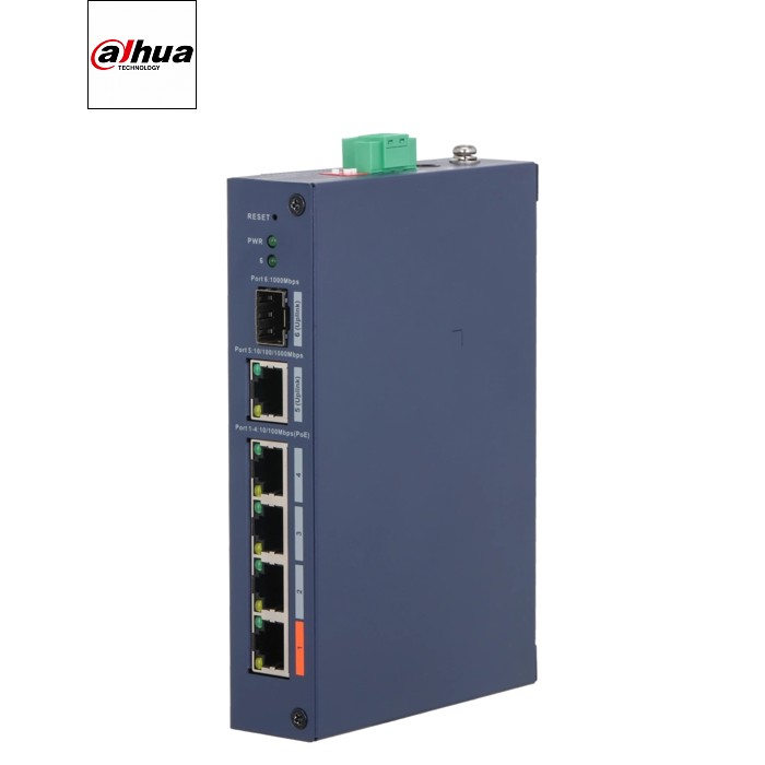 Комутатор мережевий Dahua DH-CHS4106-4ET-60