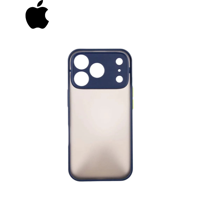 Чохол до мобільного телефона Dengos Matte iPhone 17 Pro Blue (DG-TPU-MATT-171)