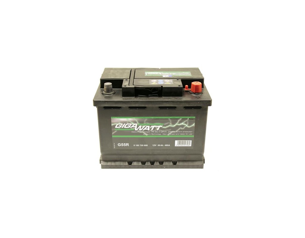 Аккумулятор автомобильный GigaWatt 56А (0185755600)