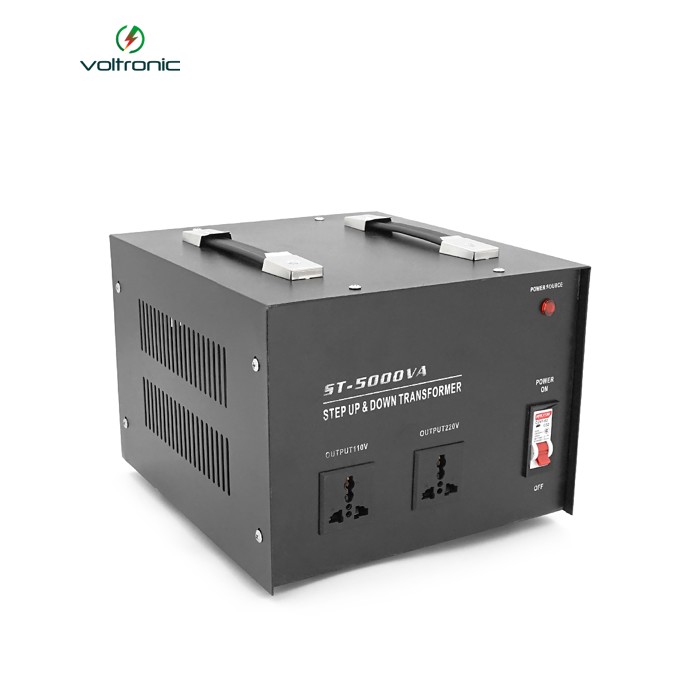 Перетворювач напруги трансформаторний універсальний ST-5000VA Input 220 V / Output 110V, Input 220 V / Output 110V+
