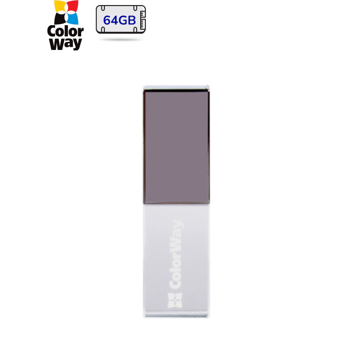 USB флеш накопитель ColorWay 64GB ColorWay Crystal USB 3.0 (CW-USBCL64)