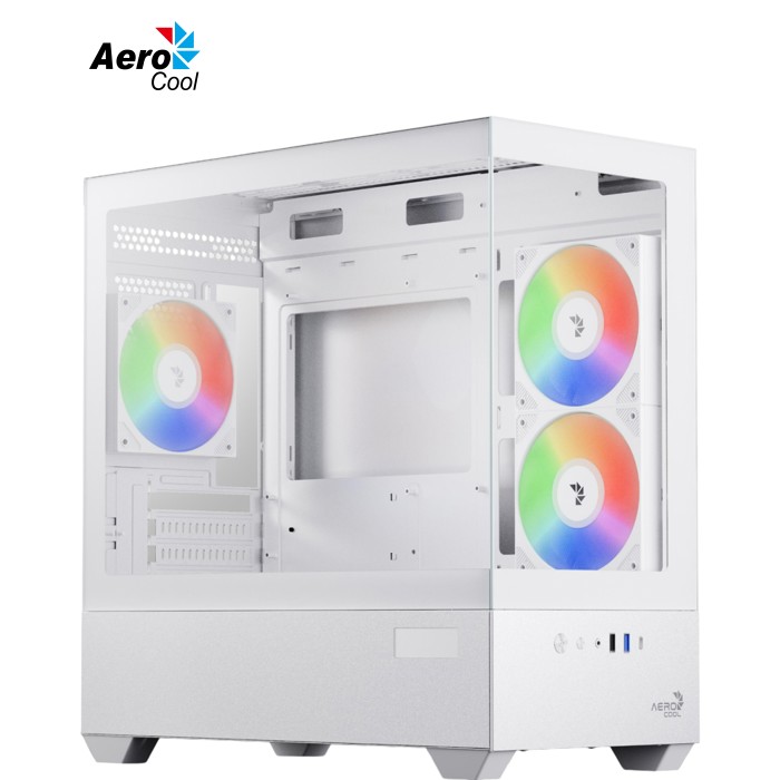 Корпус для ПК AeroCool P300D Digi-G-WT-v1 White (ACCS-PN05033.21)