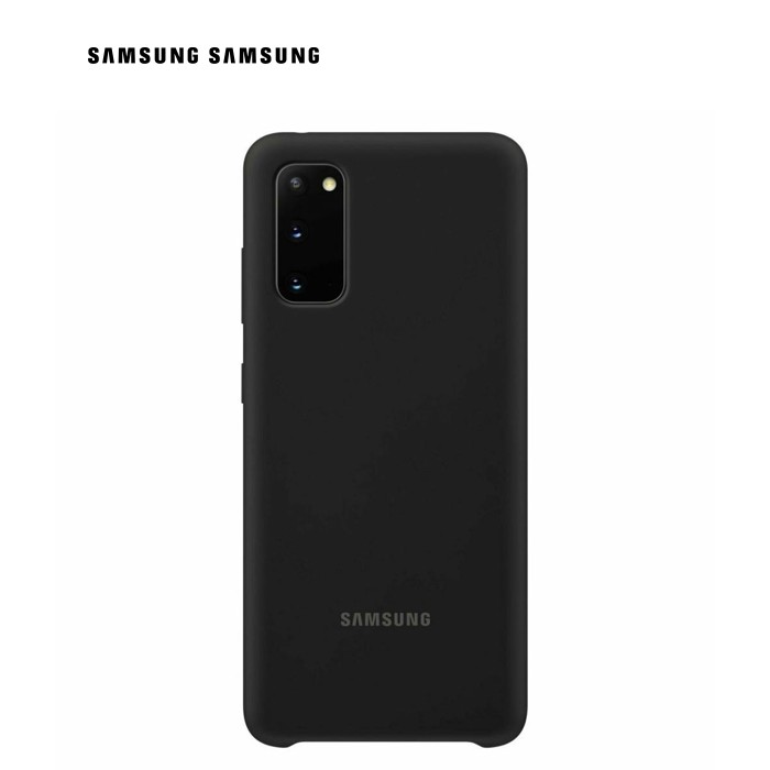 Чохол до мобільного телефона Samsung Silicone Cover для Galaxy S20 (G980) Black (EF-PG980TBEGRU)