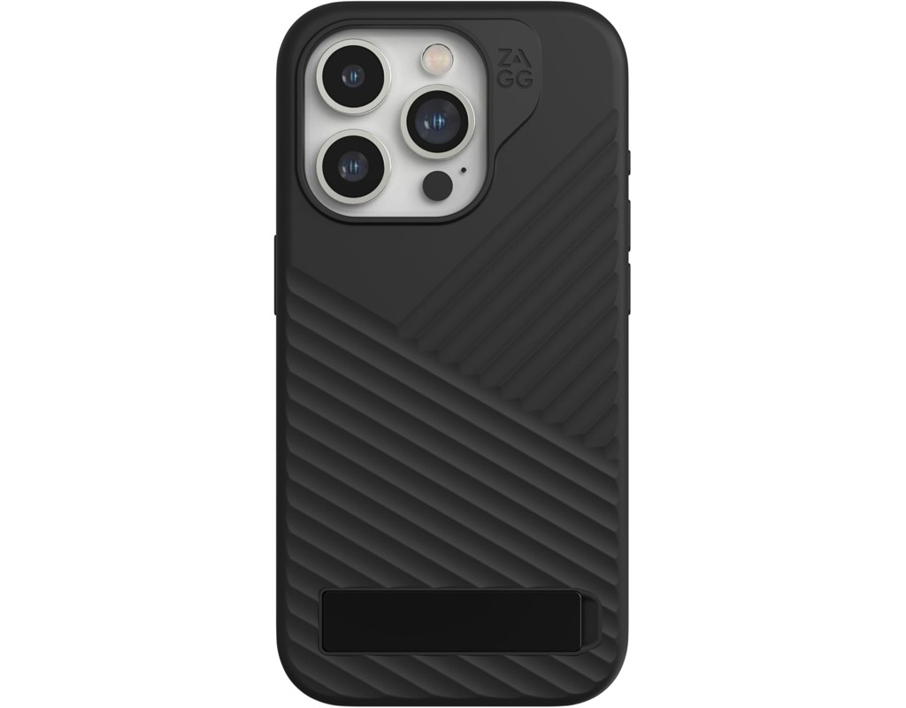 Чохол-накладка Zagg Gear4 Denali Snap with MagSafe w/ Kickstand для Apple iPhone 15 Pro Black (702312348 / 702312718)