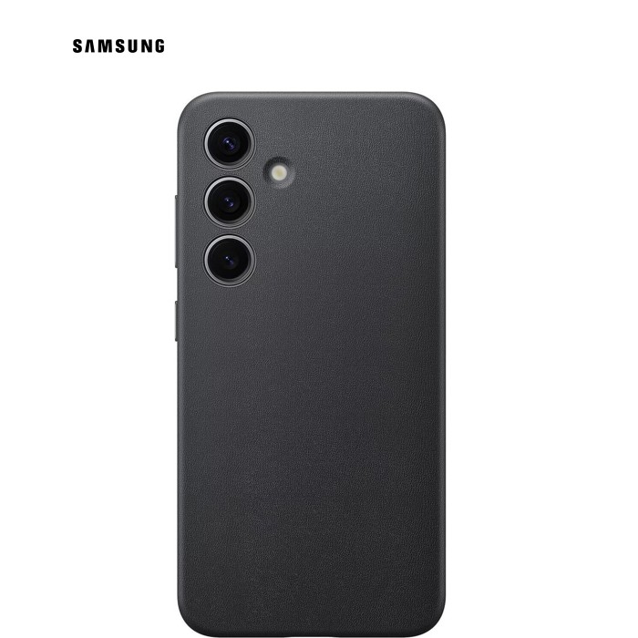 Чохол-накладка Samsung Vegan Leather Case для Samsung Galaxy S24 SM-S921 Black (GP-FPS921HCABW)