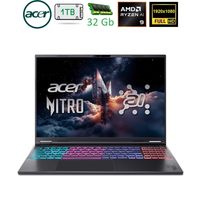 Ноутбук Acer Nitro 16S AI AN16S-61-R7HR (NH.QXUEU.002)